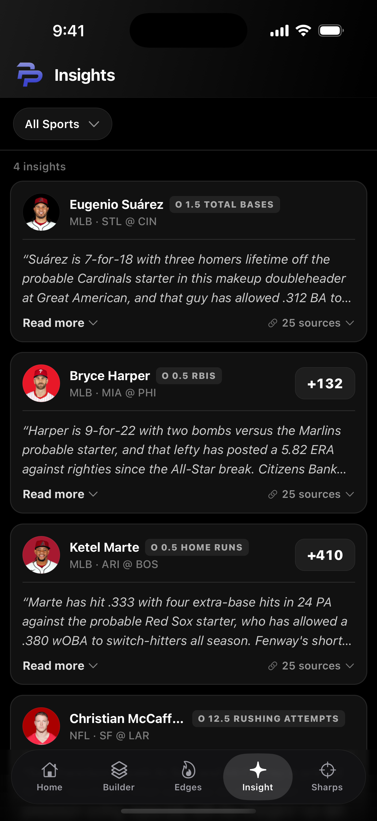 ParlayPlug insights feed